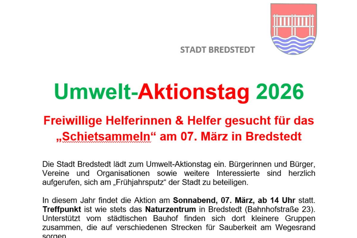 Das Aktionsplakat ruft zum Mitmachen auf